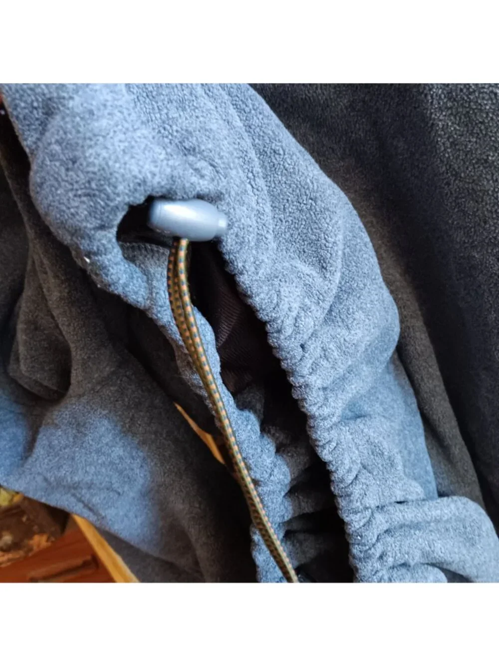 EMS XL Blue Fleece Pullover 1/2 Snap Vintage 1990's Hiking Jacket